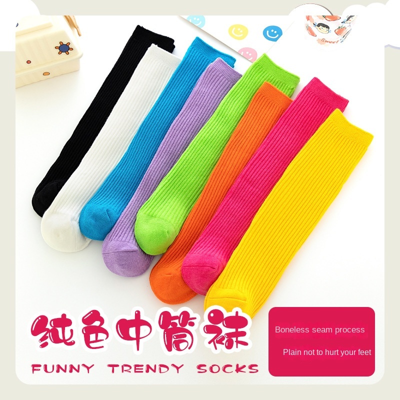 1pairs Cute Baby Girls Ribbed  - Baby Sock Oximeter ulasan dan harga