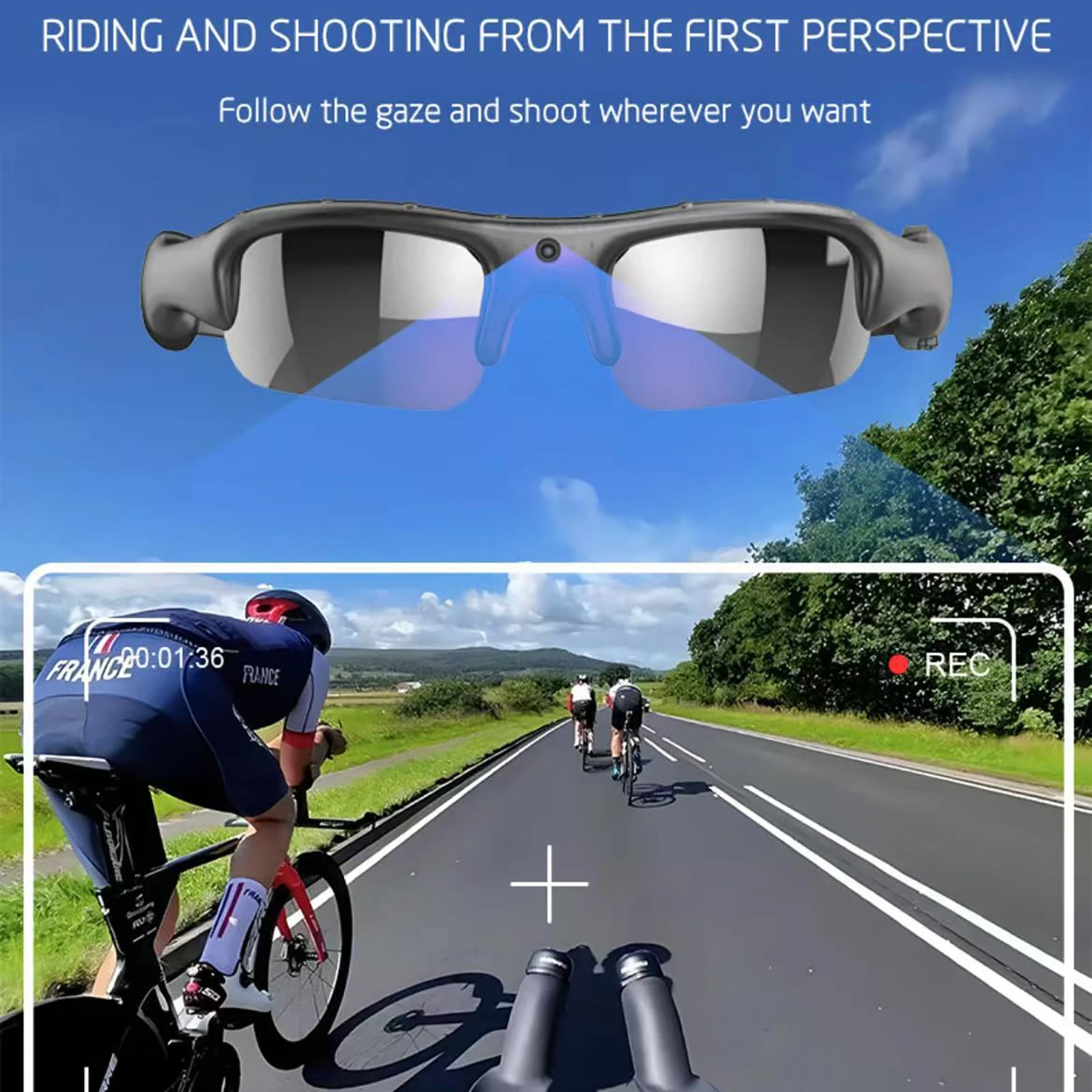 Smart Glasses WIFI 1080P Camer - Smart Glasses Lens ulasan dan harga