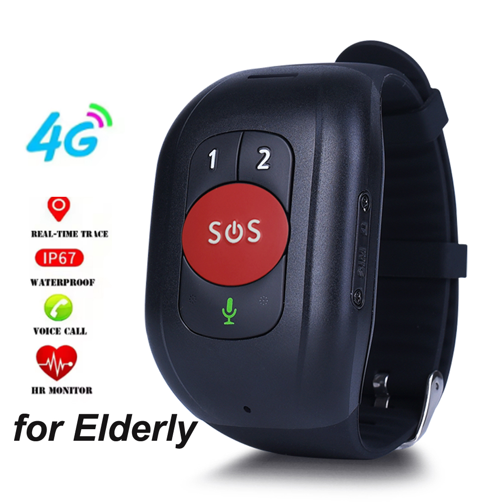 Elderly 4G SOS GPS Watch GPS T - Fall Detection Watch ulasan dan harga