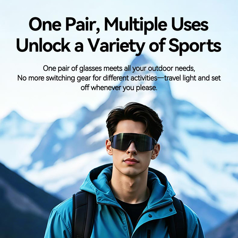 Smart Audio Sports Sunglasses  - Smart Glasses Lens ulasan dan harga